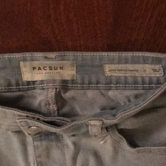 Pacsun Super Stretch Jean Shorts - Juniors Sz. 25” - Picture 2 of 8